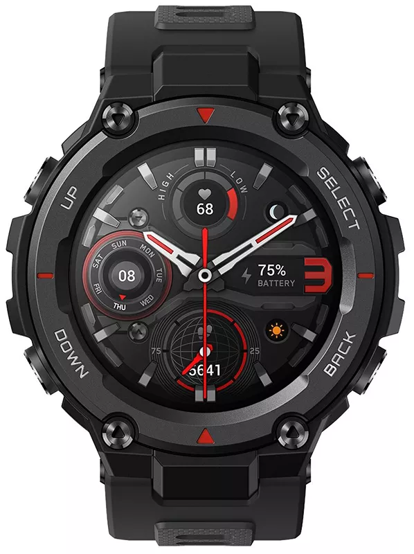 Гибридные умные часы Amazfit T-Rex Pro (черный) - фото2 Гибридные умные часы Amazfit T-Rex Pro (черный) - фото2